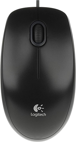 Image of Logitech B100 Wired Optical Mouse Grade Good Used