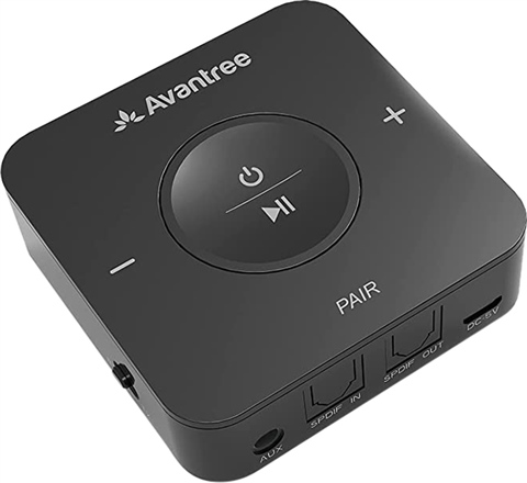 Image of Avantree TC417 Bluetooth Transmitter and Receiver Used