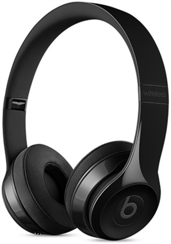 Image of Beats Solo3 Wireless On-Ear Headphones - Gloss Black Grade Good Used