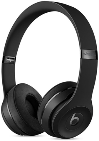 Image of Beats Solo3 Wireless On-Ear Headphones - Matte Black Grade Excellent Used