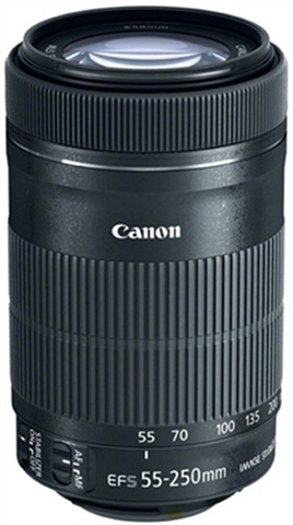 Image of Canon EF-S 55-250mm f/4-5.6 IS STM Black Lens Used