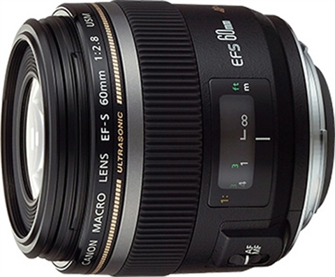 Image of Canon EF-S 60mm f/2.8 USM Macro Black Lens Used
