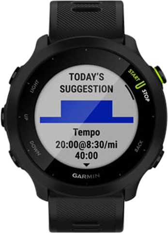 Garmin Forerunner 55 GPS Running Smartwatch - Black Grade Good Used