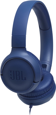 Image of JBL Tune 500 Wired On- Ear Headphones - Blue Grade Excellent Used