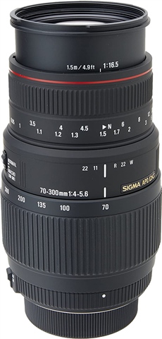 Image of Sigma 70-300mm F/4-5.6 DG APO (Nikon) Used