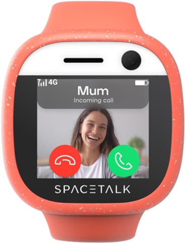 Image of SPACETALK Adventurer Kids Smartwatch 4G - Coral Grade Good Used