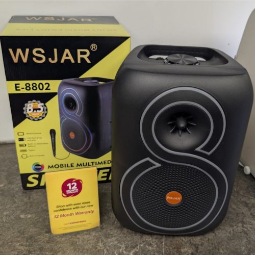 Wsjar Multimedia Speaker E-8802 Black Second Hand